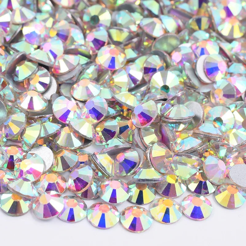 Rainbow Glass Rhinestones