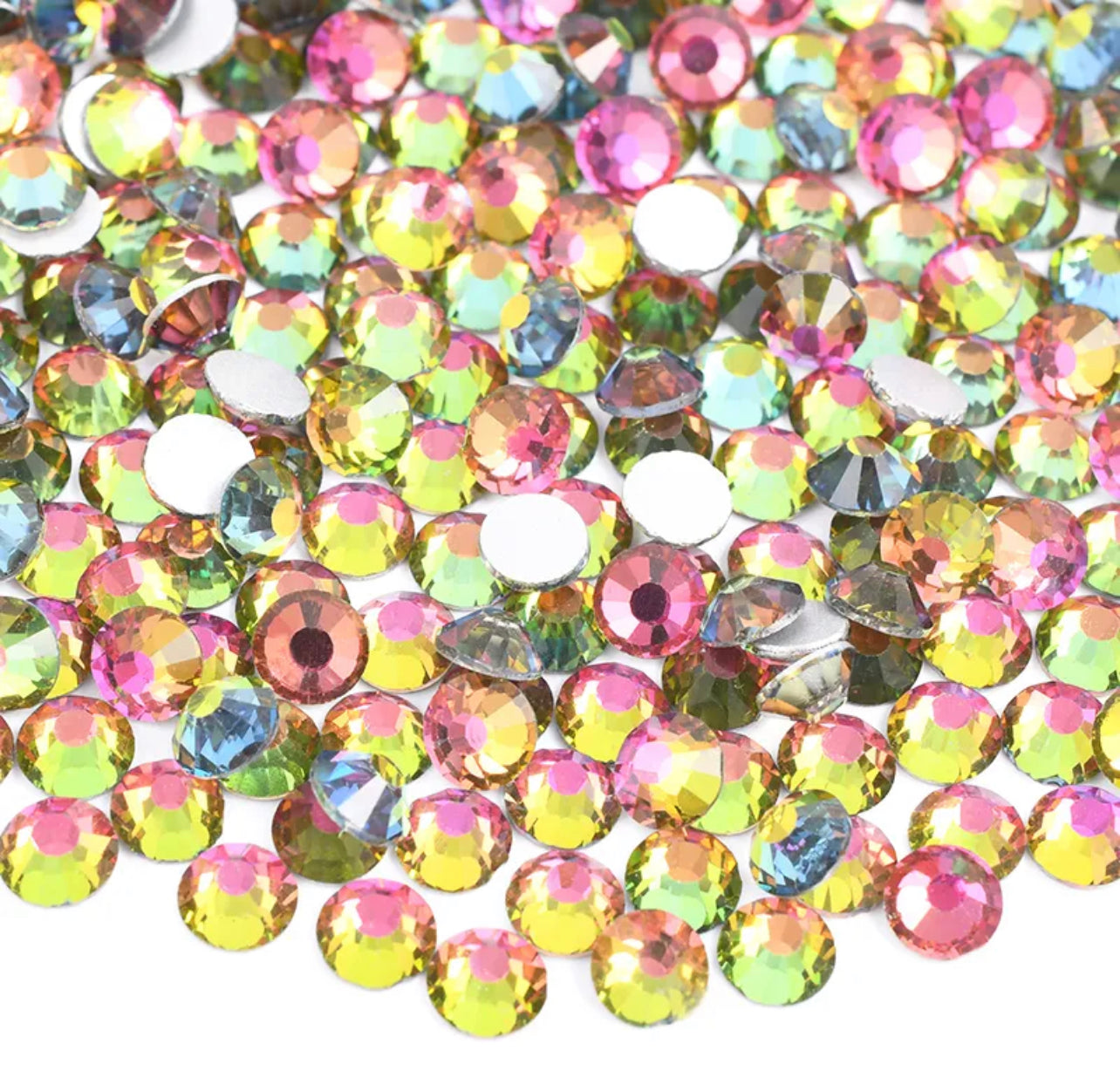 SAMPLE Rainbow Glass Rhinestones