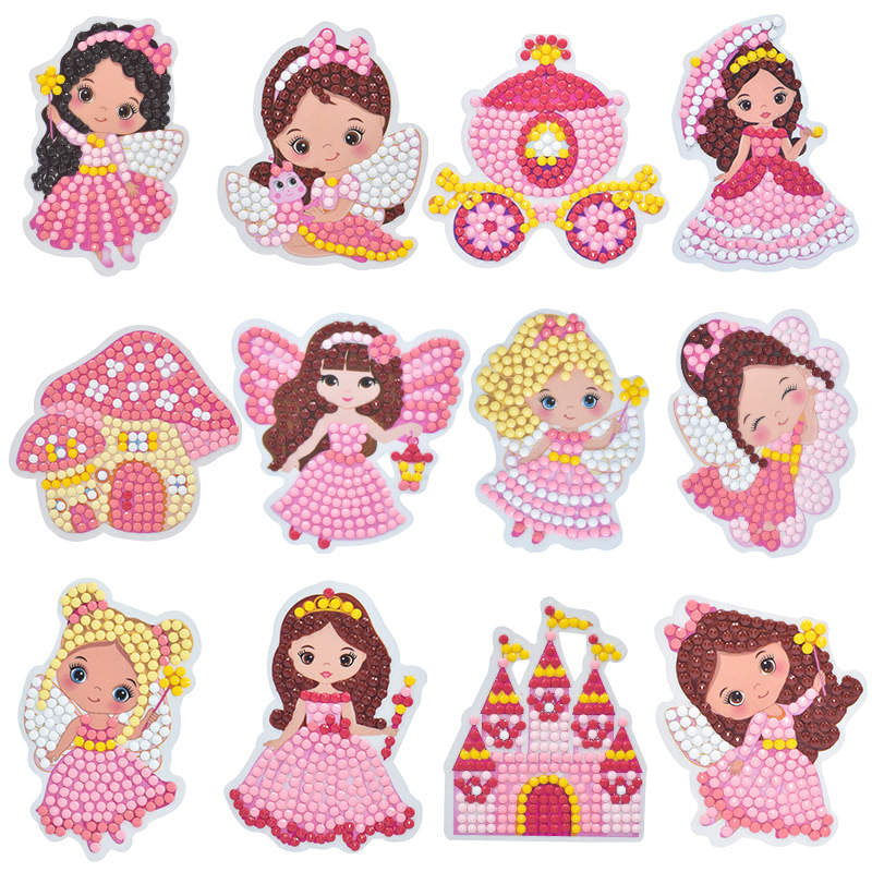 Princess Fairies - Stickers (Supplies Included)