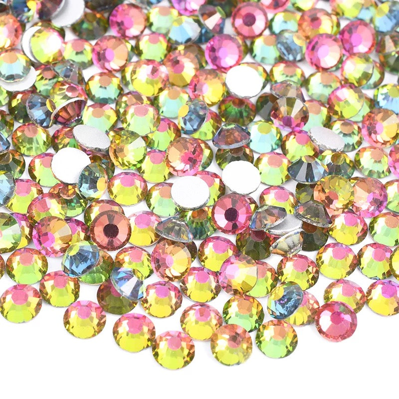 Rainbow Glass Rhinestones