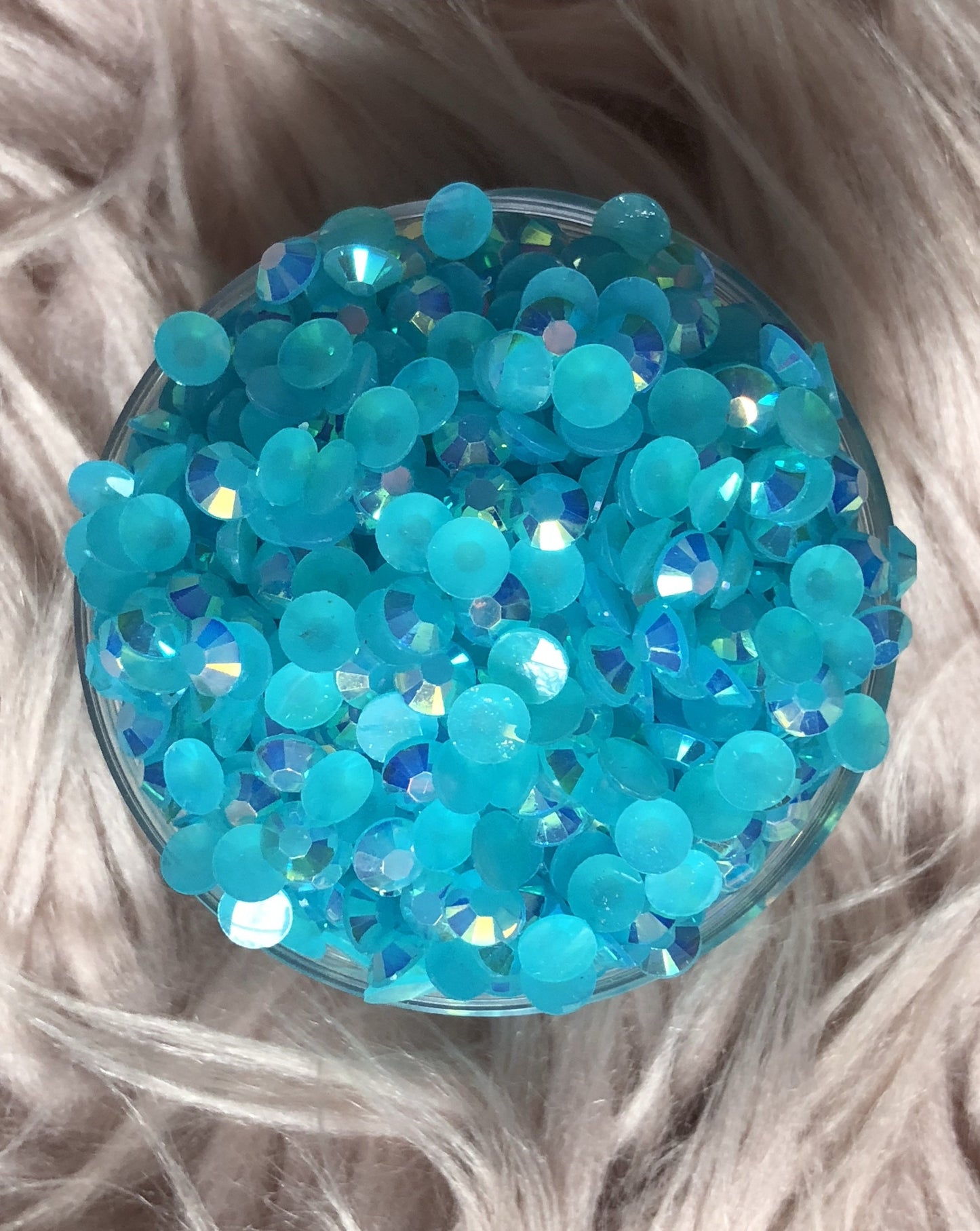 Blue Zircon AB Jelly Rhinestones