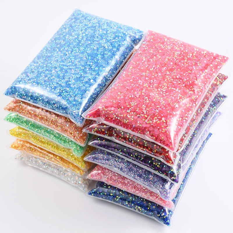 Resin/Jelly AB Rhinestone Bulk Bag