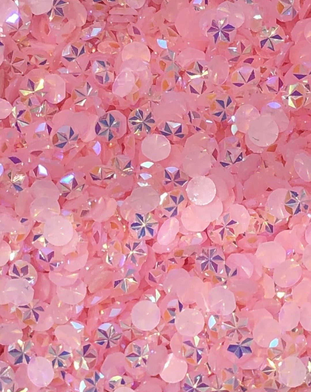 SAMPLE Unique Pink AB Jelly Rhinestones