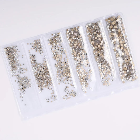 Clear (Gold Back) Glass Multi-Sized Pack